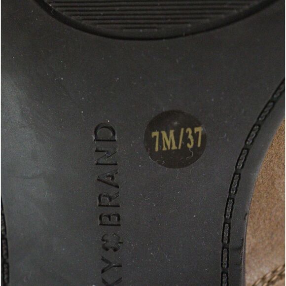 Lucky Brand Makenna Fringe Buckle Ankle Bootie 7 - Picture 9 of 9